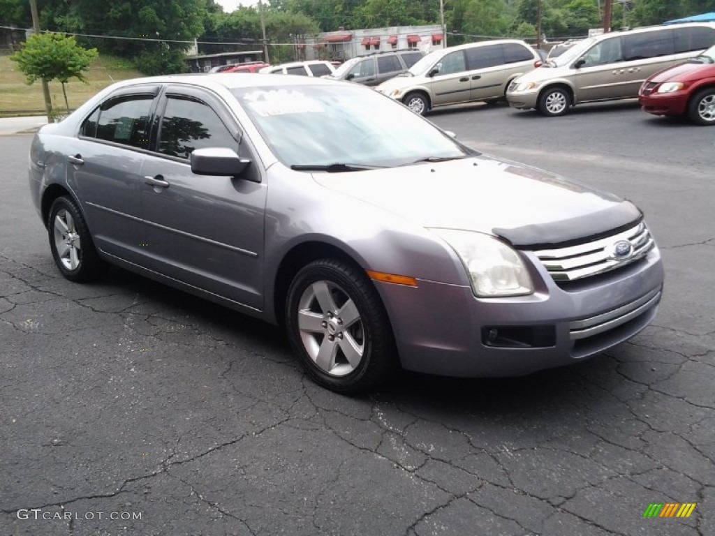 2007 Fusion SE V6 - Tungsten Grey Metallic / Camel photo #4