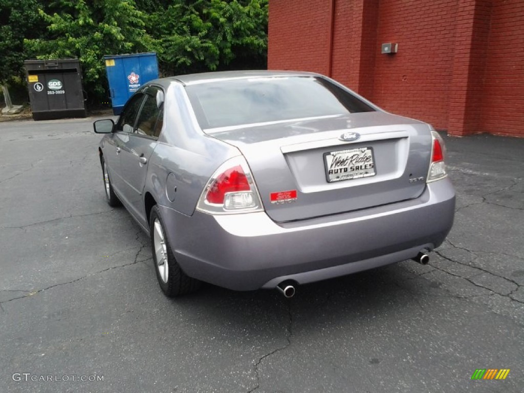 2007 Fusion SE V6 - Tungsten Grey Metallic / Camel photo #8