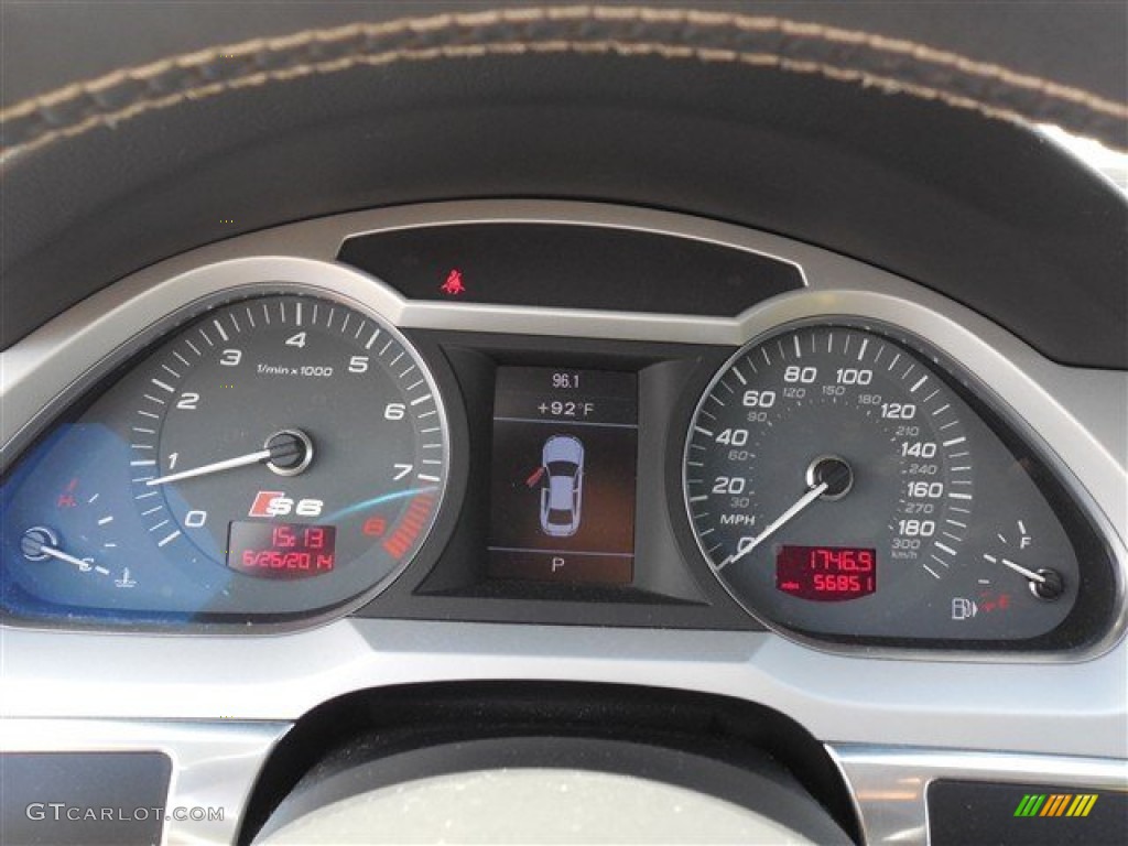 2010 Audi S6 5.2 quattro Sedan Gauges Photo #94873103