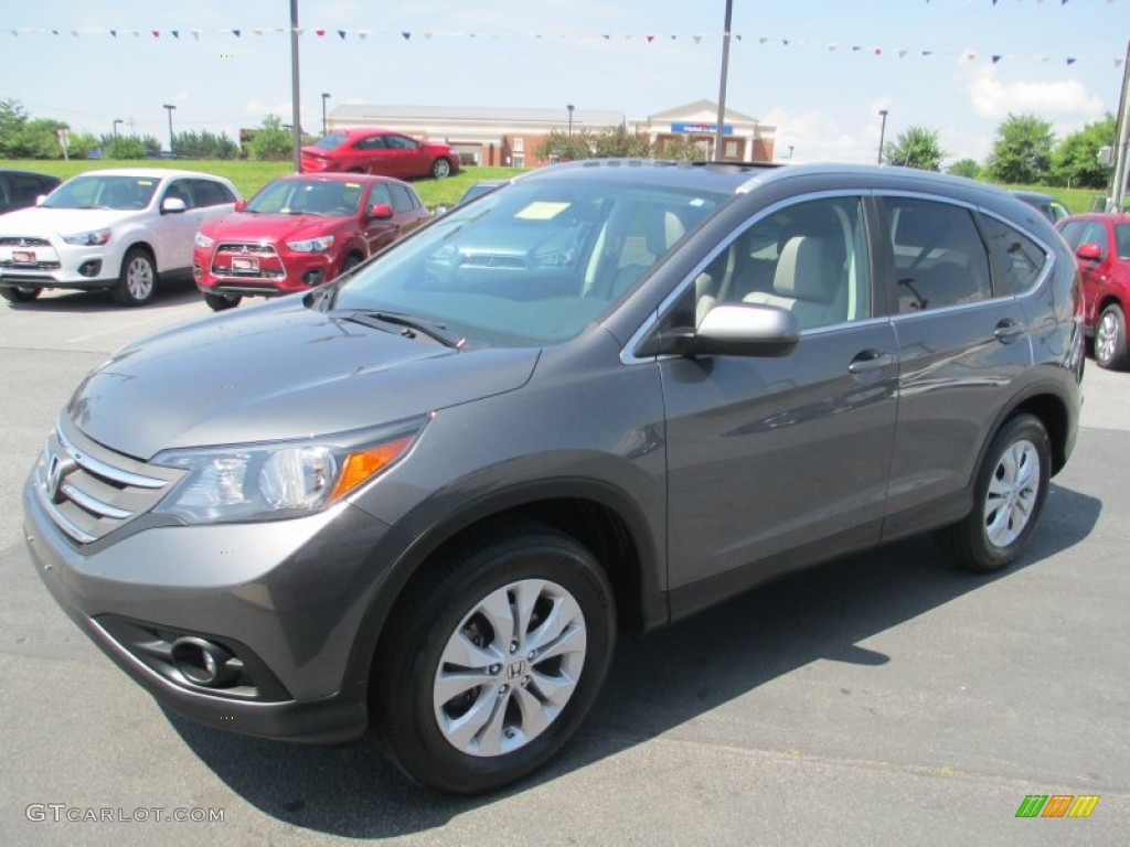 Urban Titanium Metallic 2013 Honda CR-V EX-L AWD Exterior Photo #94873478
