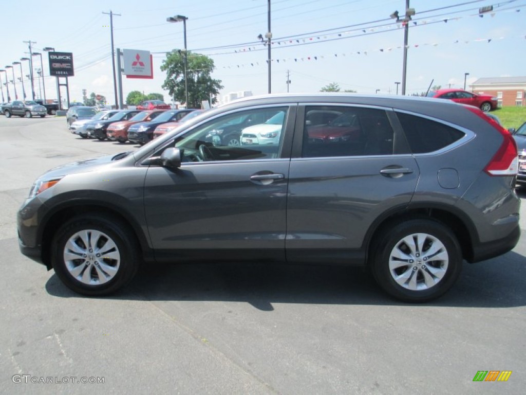 2013 CR-V EX-L AWD - Urban Titanium Metallic / Gray photo #4