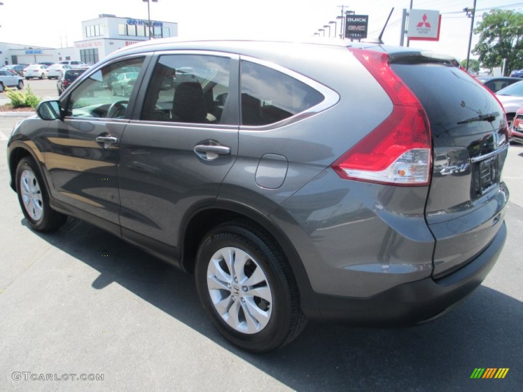 2013 CR-V EX-L AWD - Urban Titanium Metallic / Gray photo #5
