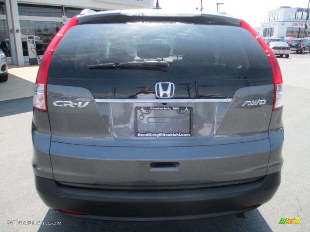 2013 CR-V EX-L AWD - Urban Titanium Metallic / Gray photo #6