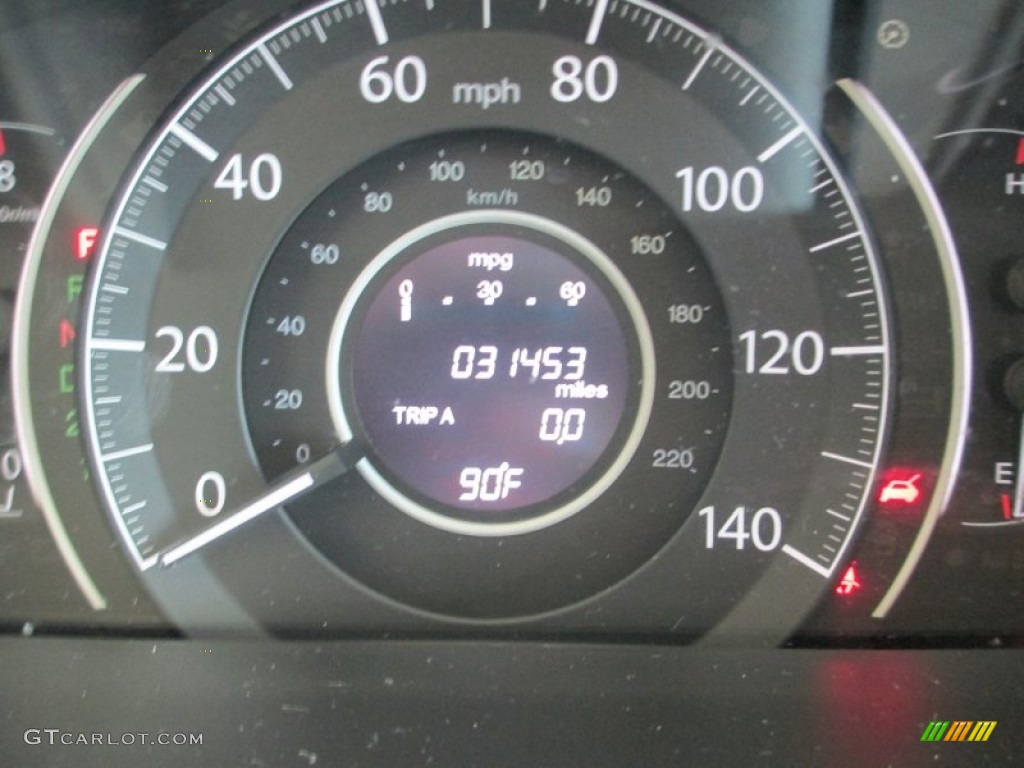 2013 CR-V EX-L AWD - Urban Titanium Metallic / Gray photo #18