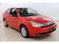 2008 Vermillion Red Ford Focus SE Coupe #94856106