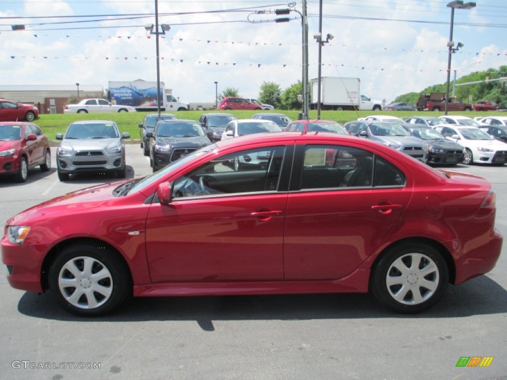 2014 Lancer ES - Rally Red / Black photo #4