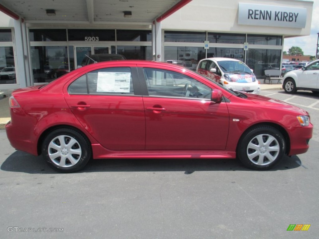 2014 Lancer ES - Rally Red / Black photo #8