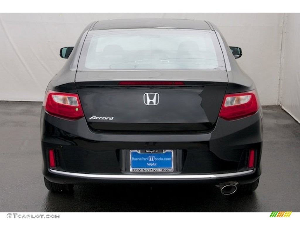 2014 Accord EX Coupe - Crystal Black Pearl / Black photo #6