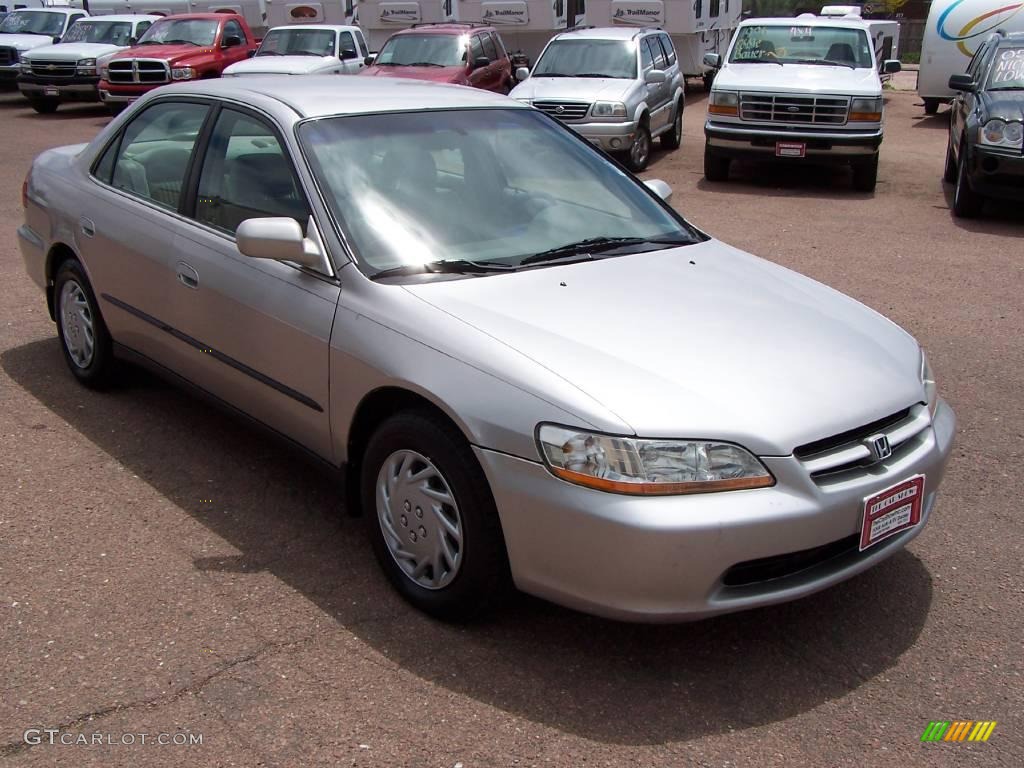 1998 Accord LX Sedan - Regent Silver Pearl / Quartz photo #2