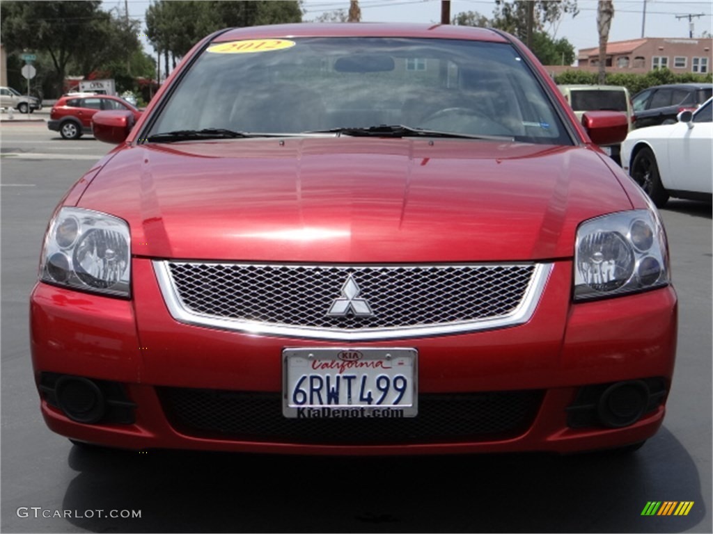 2012 Galant FE - Rave Red / Black photo #7