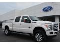 2015 White Platinum Ford F250 Super Duty Lariat Crew Cab 4x4  photo #1