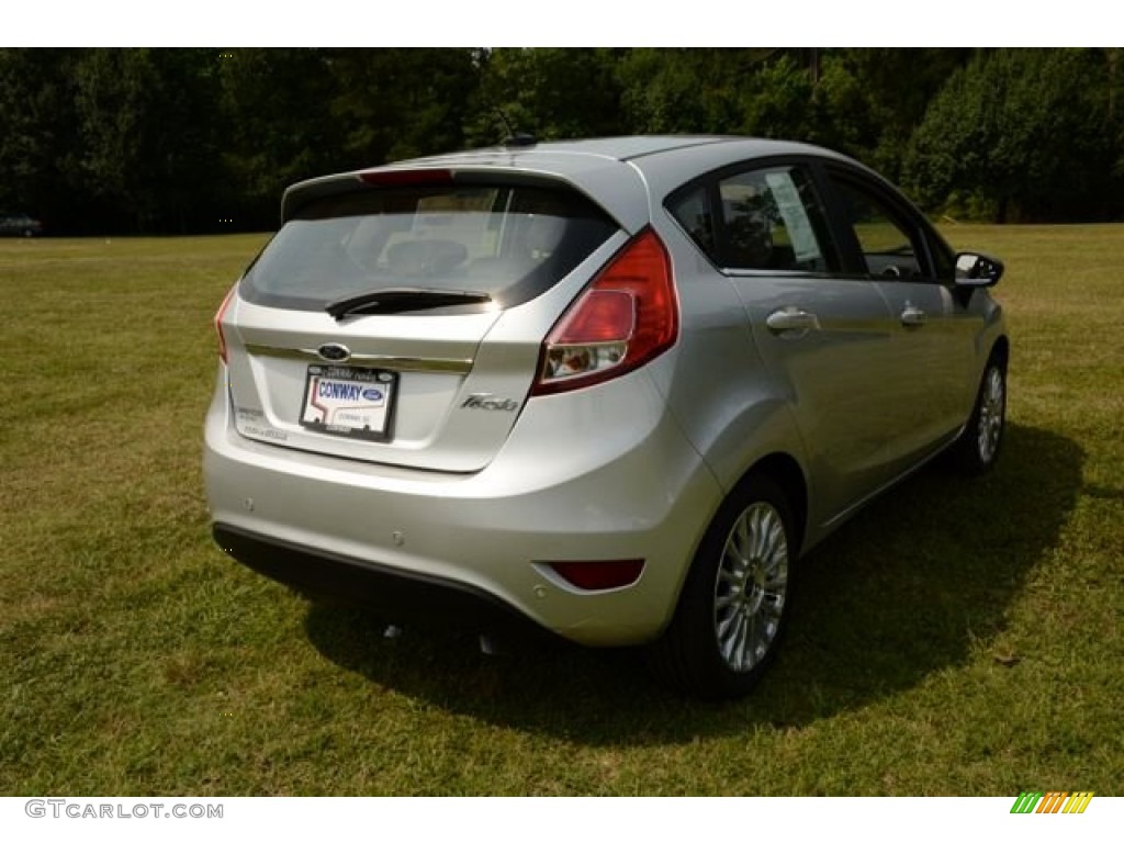 2014 Fiesta Titanium Hatchback - Ingot Silver / Medium Light Stone photo #5