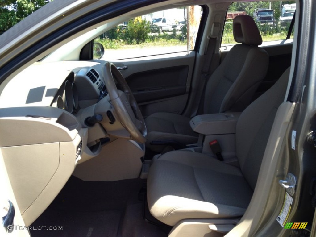 2008 Caliber SXT - Light Khaki Metallic / Pastel Pebble Beige photo #7