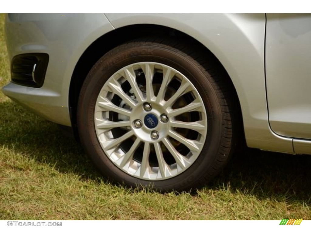 2014 Fiesta Titanium Hatchback - Ingot Silver / Medium Light Stone photo #9