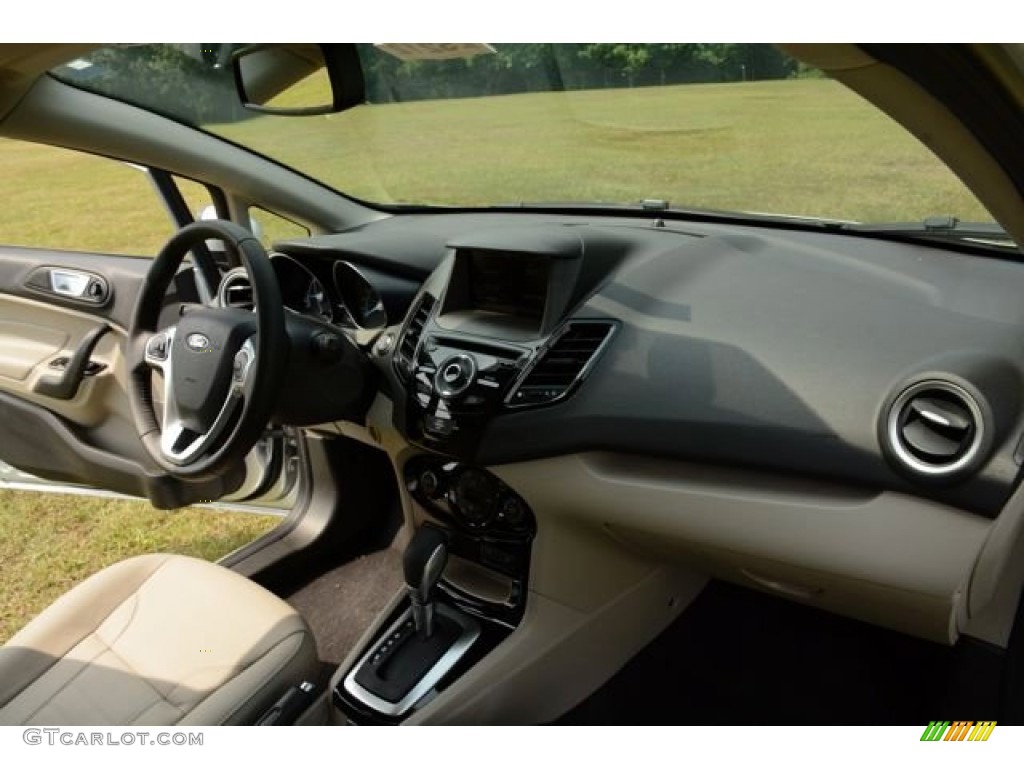2014 Fiesta Titanium Hatchback - Ingot Silver / Medium Light Stone photo #16