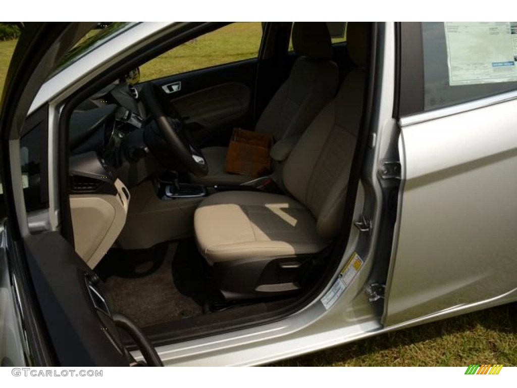 2014 Fiesta Titanium Hatchback - Ingot Silver / Medium Light Stone photo #17