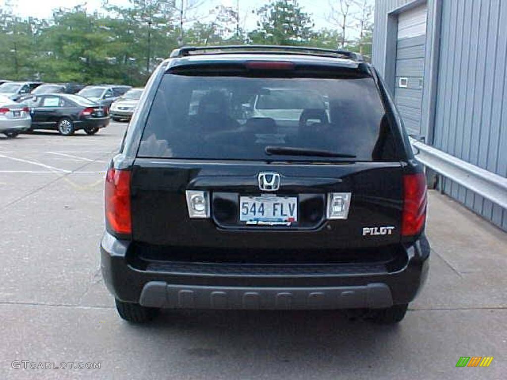 2004 Pilot EX 4WD - Nighthawk Black Pearl / Gray photo #8