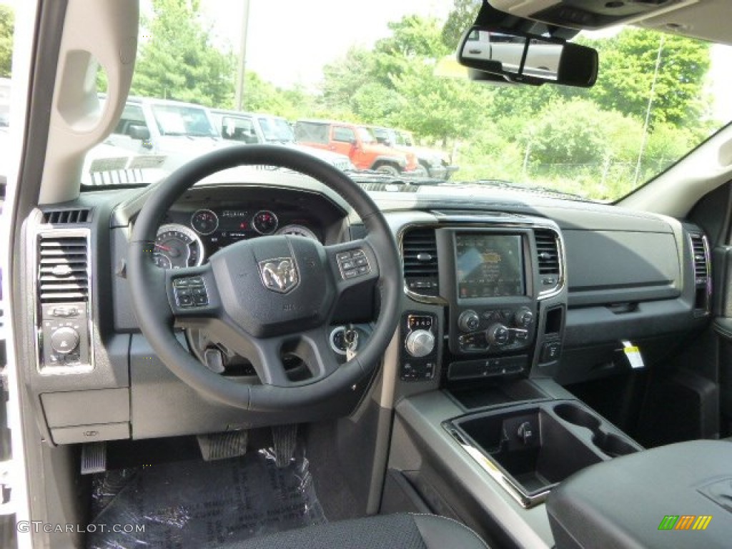 2014 1500 Sport Quad Cab 4x4 - Bright White / Black photo #12