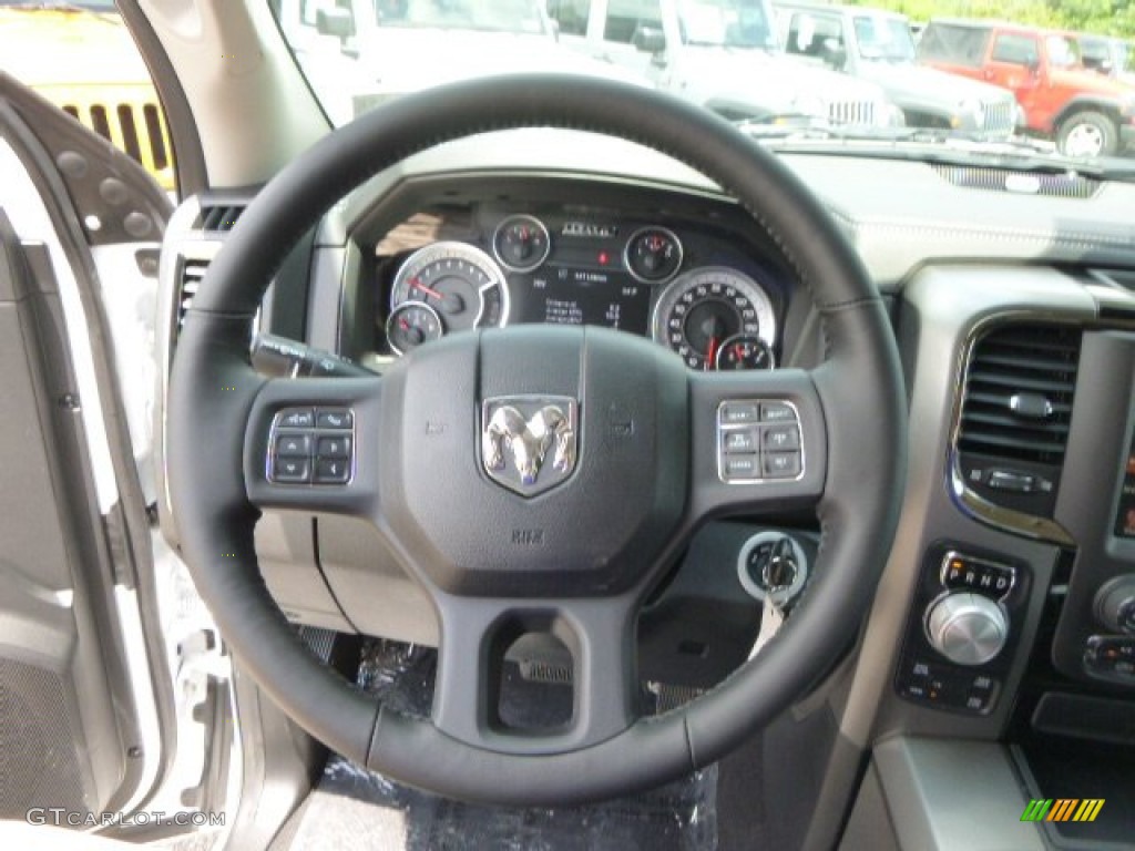 2014 1500 Sport Quad Cab 4x4 - Bright White / Black photo #19