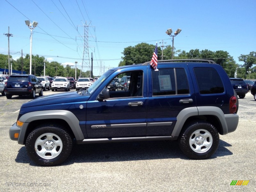 Midnight Blue Pearl 2006 Jeep Liberty Sport 4x4 Exterior Photo #94889849