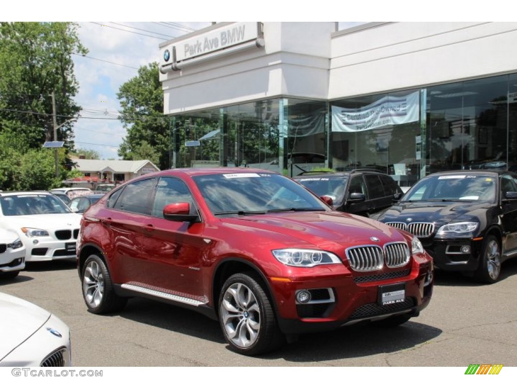 Vermillion Red Metallic BMW X6