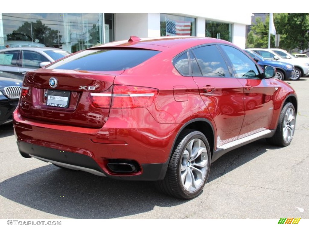2014 X6 xDrive50i - Vermillion Red Metallic / Black photo #3