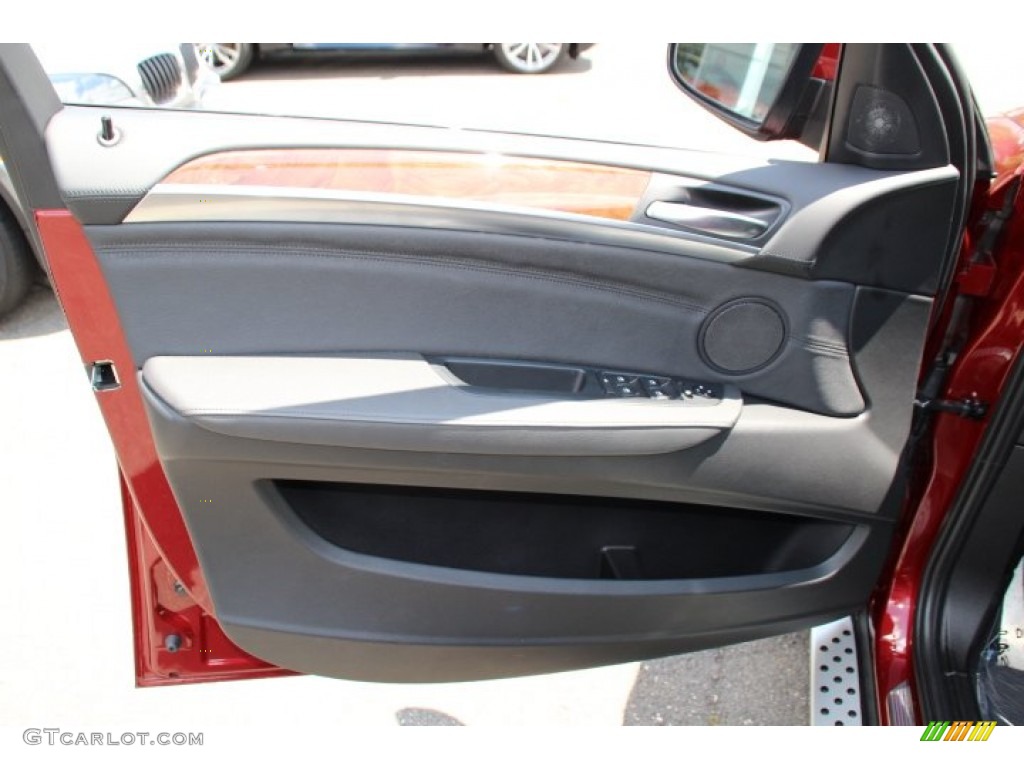 2014 BMW X6 xDrive50i Black Door Panel Photo #94890422