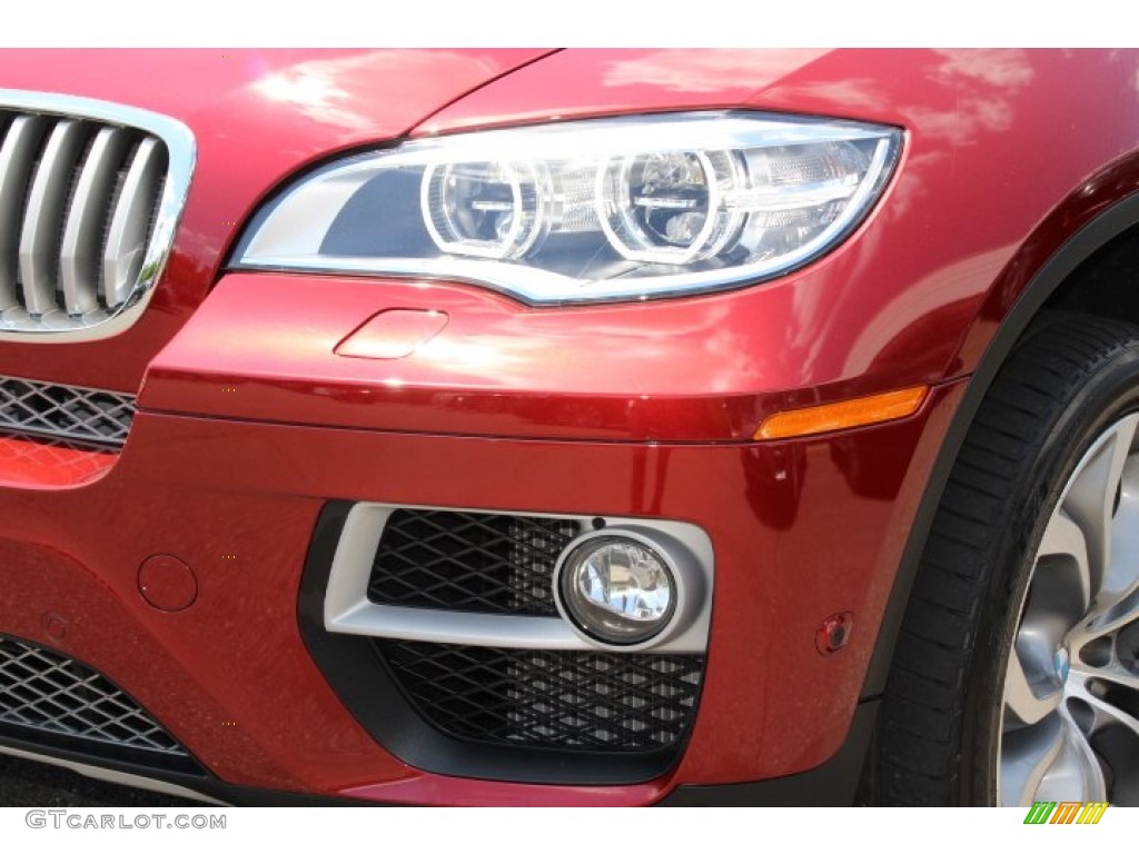 2014 X6 xDrive50i - Vermillion Red Metallic / Black photo #32