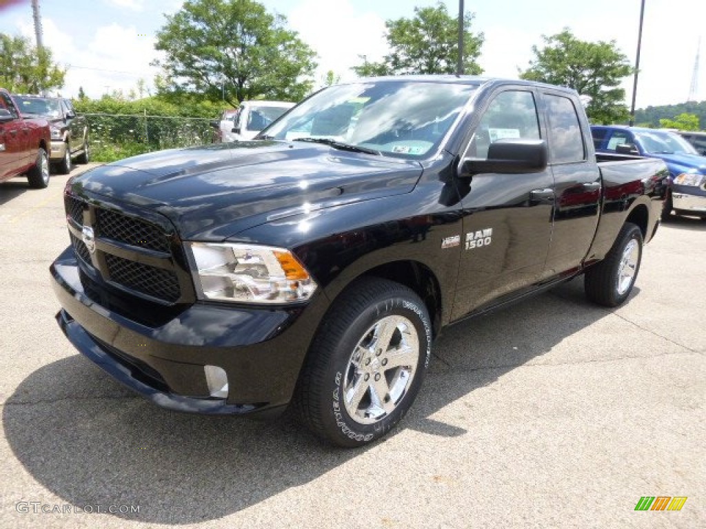 Black 2014 Ram 1500 Express Quad Cab 4x4 Exterior Photo #94891004