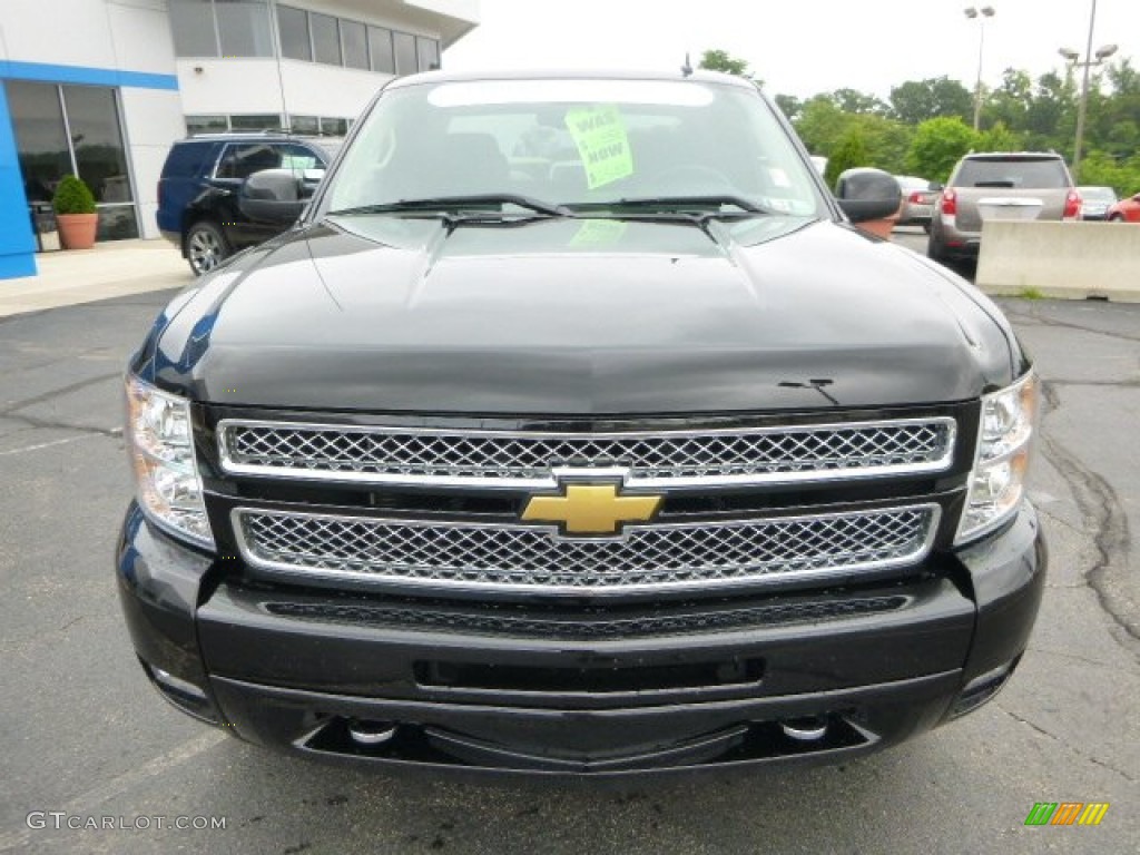 2013 Silverado 1500 LT Extended Cab 4x4 - Black / Ebony photo #9