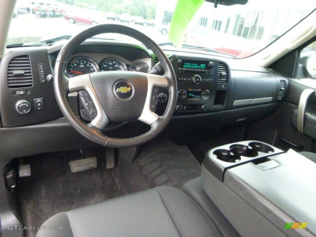 2013 Silverado 1500 LT Extended Cab 4x4 - Black / Ebony photo #14