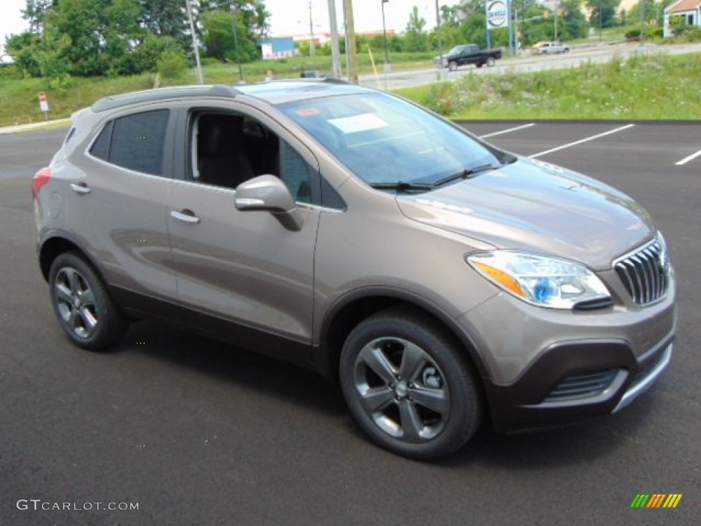 2014 Encore AWD - Cocoa Silver Metallic / Ebony photo #5