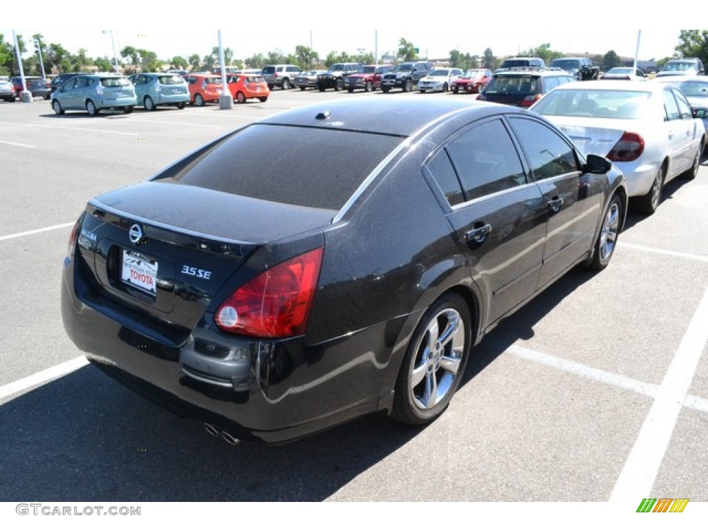 2006 Maxima 3.5 SE - Onyx Black / Black photo #2