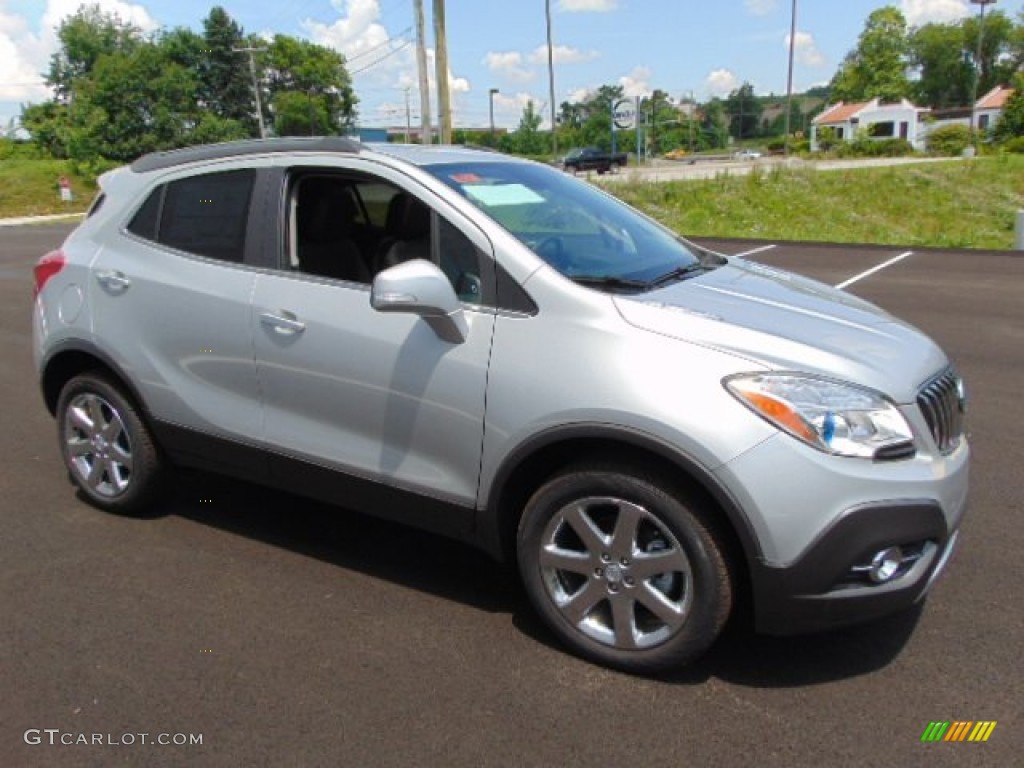 Quicksilver Metallic 2014 Buick Encore Leather AWD Exterior Photo #94894106