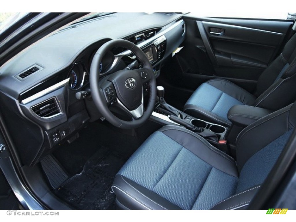 Steel Blue Interior 2014 Toyota Corolla S Photo #94894781