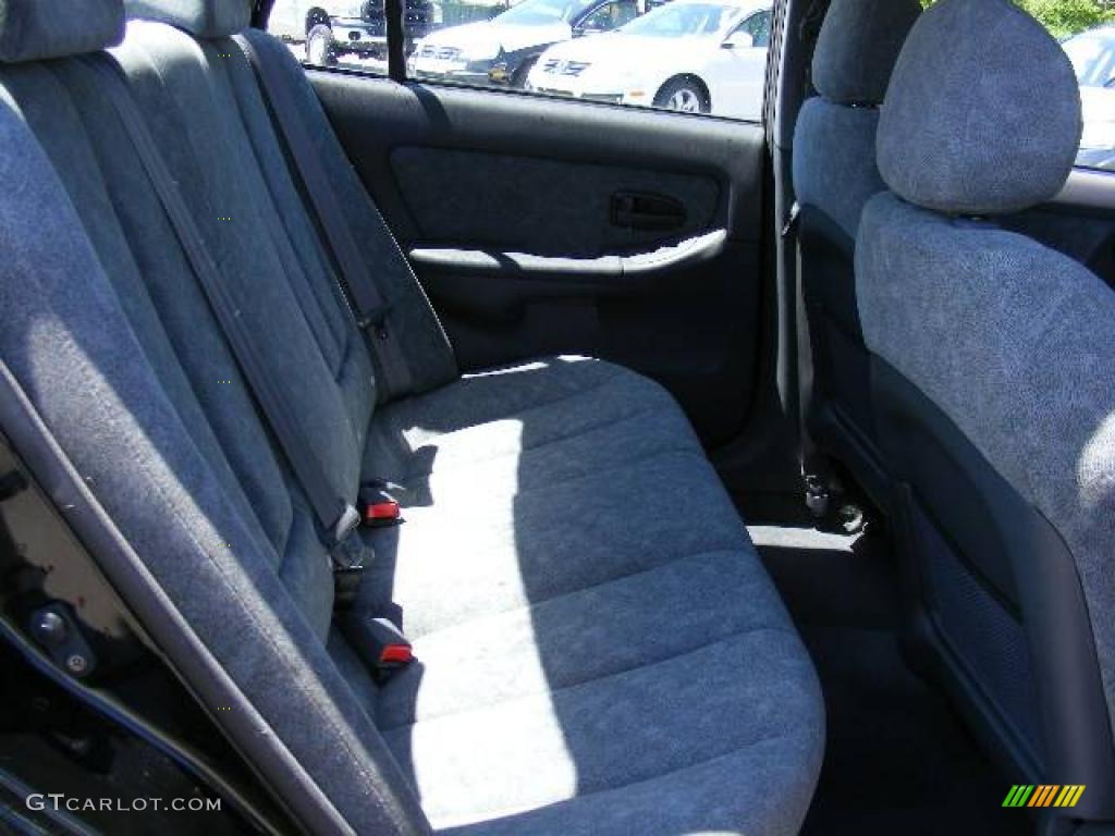 2002 Elantra GLS Sedan - Black Obsidian / Gray photo #12