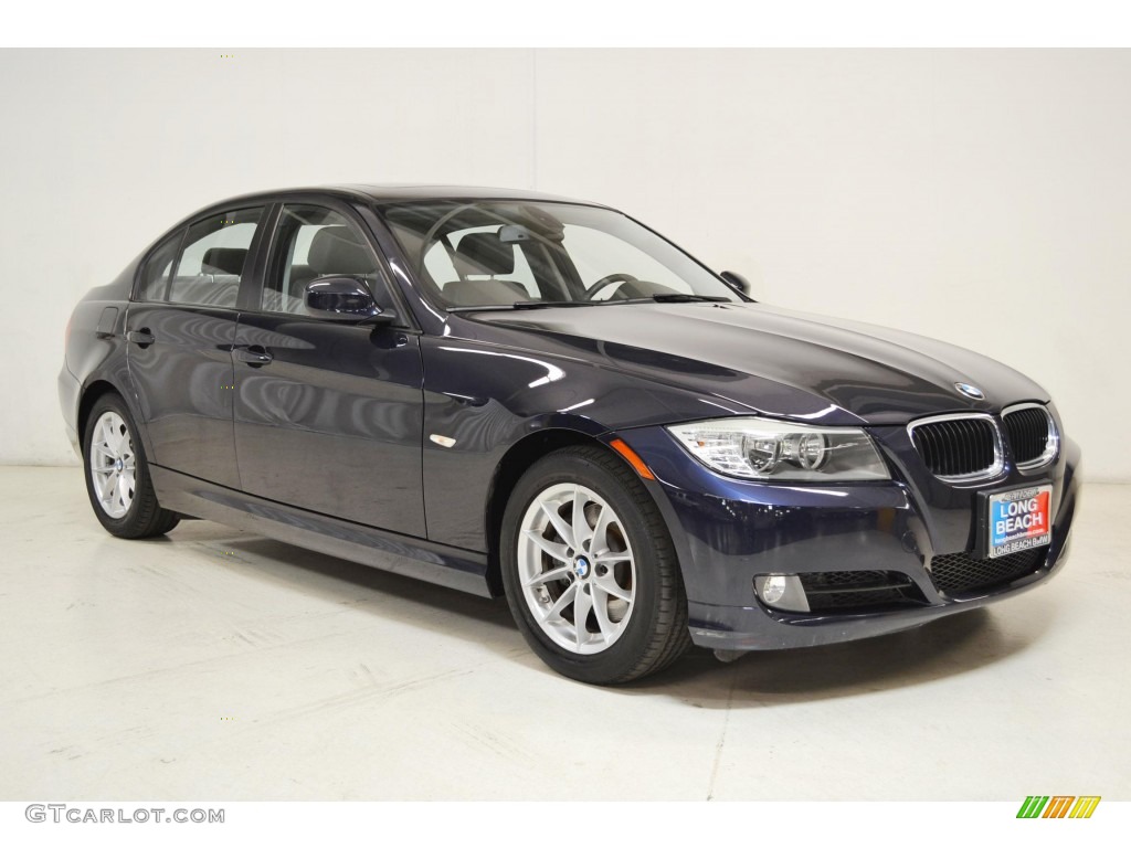 2010 3 Series 328i Sedan - Monaco Blue Metallic / Gray Dakota Leather photo #2