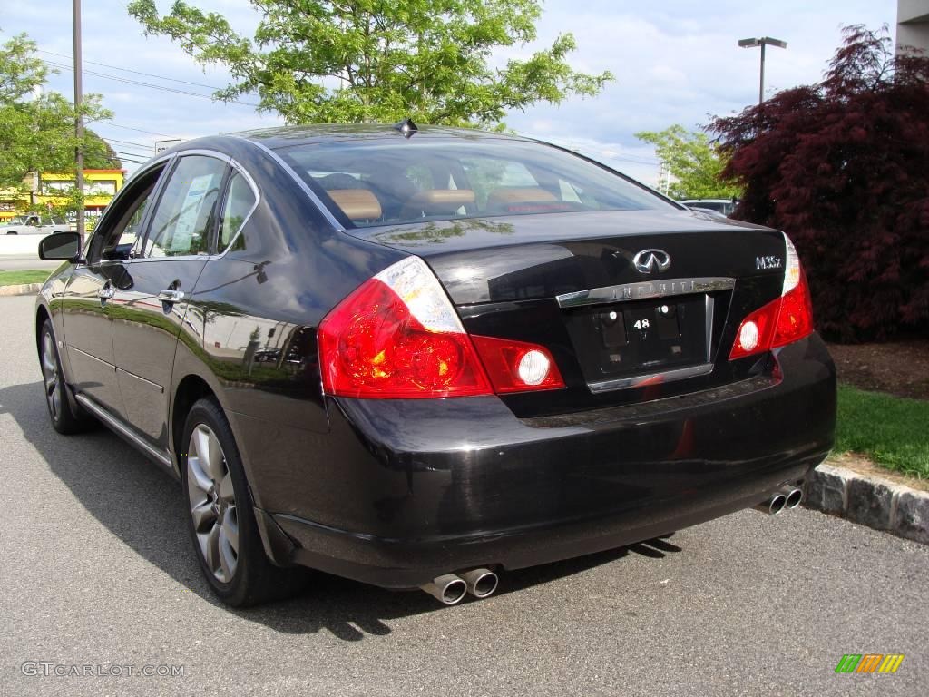 2006 M 35x Sedan - Black Obsidian / Bourbon photo #5