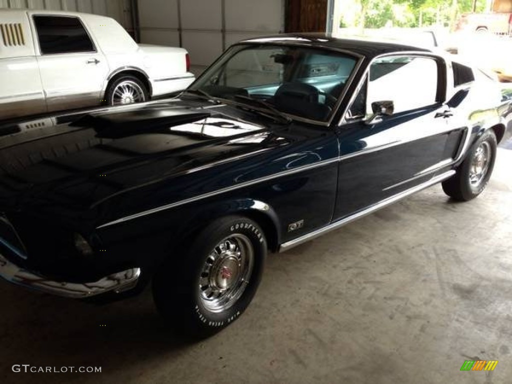 1968 Mustang GT 428 Fastback - Presidential Blue Metallic / Blue photo #1