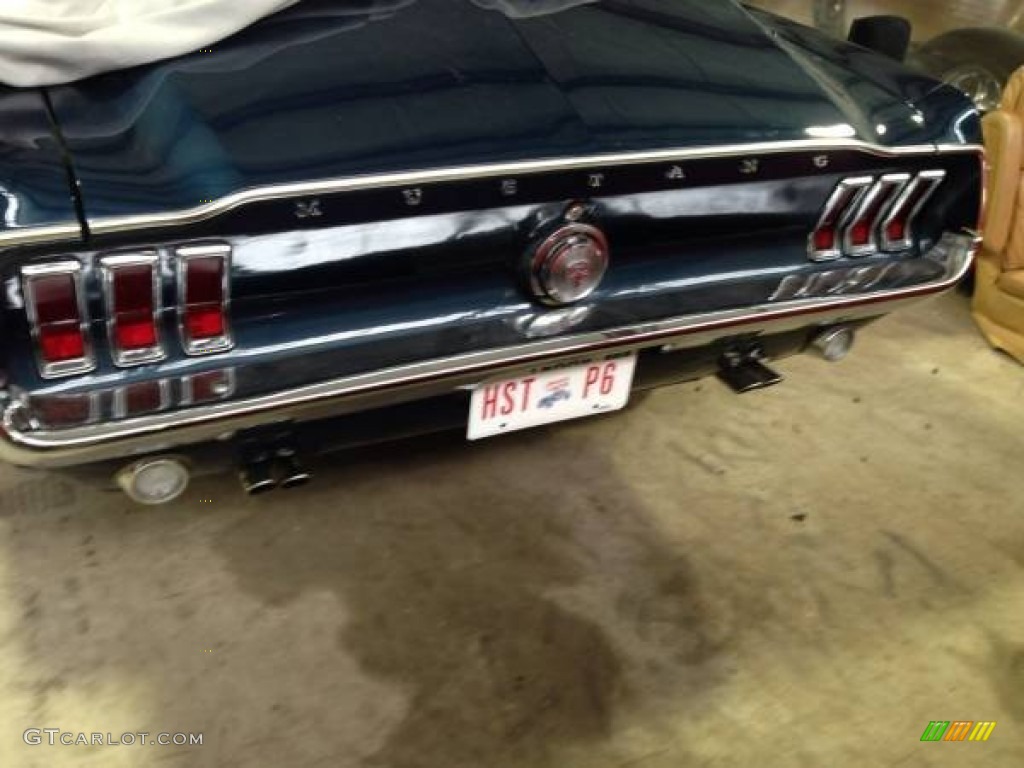 1968 Mustang GT 428 Fastback - Presidential Blue Metallic / Blue photo #12