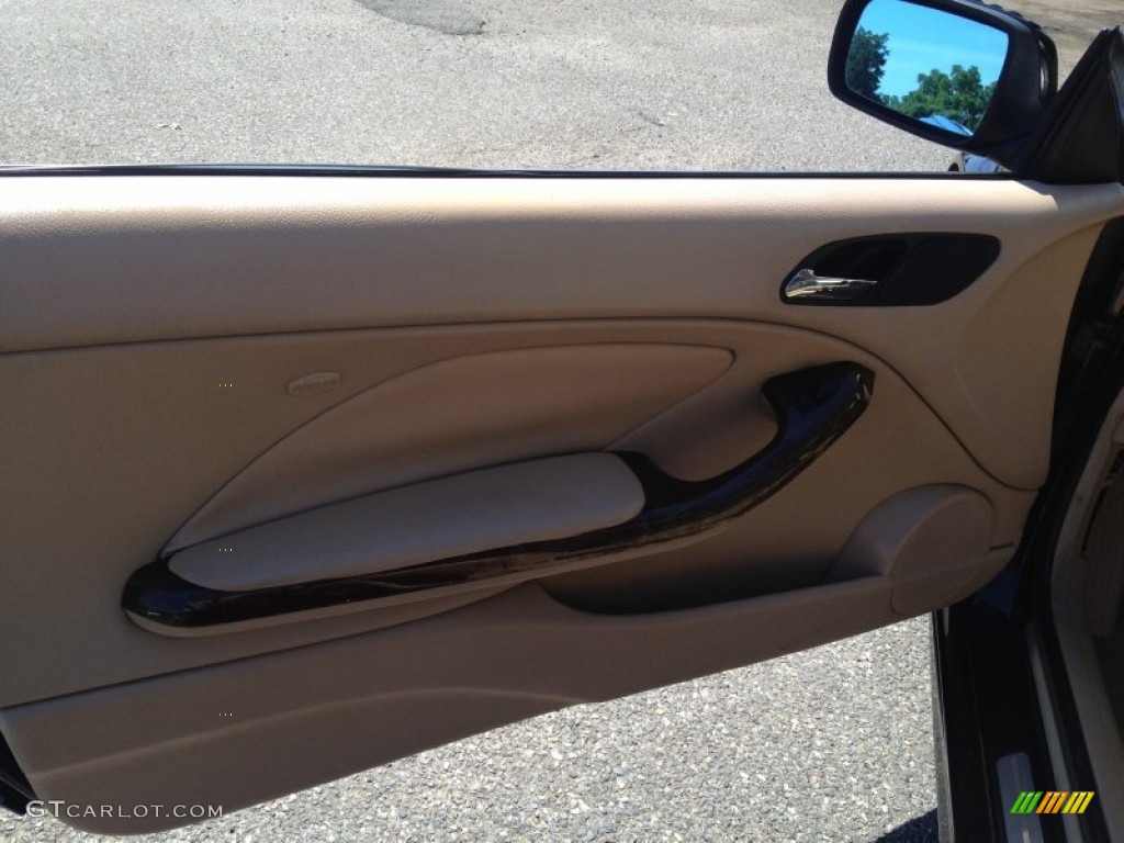 2002 3 Series 325i Coupe - Jet Black / Sand photo #16