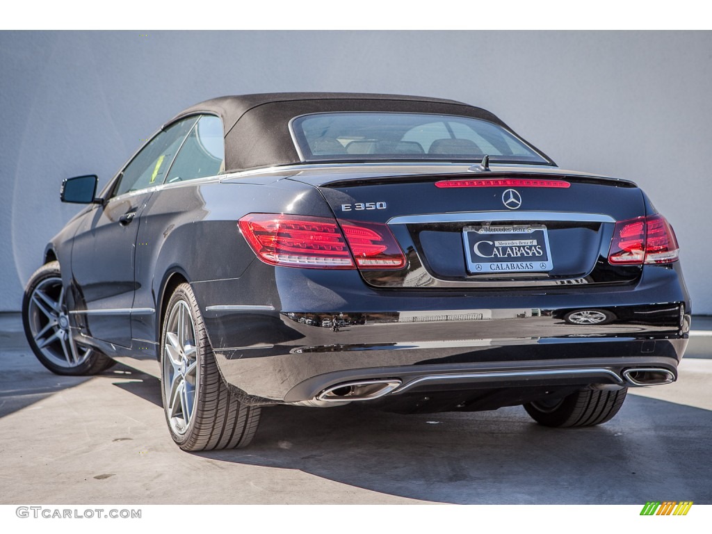 2014 E 350 Cabriolet - Black / Natural Beige/Black photo #2