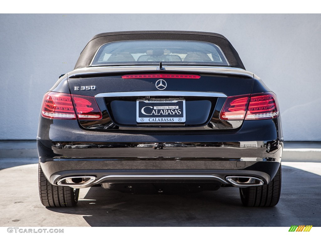 2014 E 350 Cabriolet - Black / Natural Beige/Black photo #3