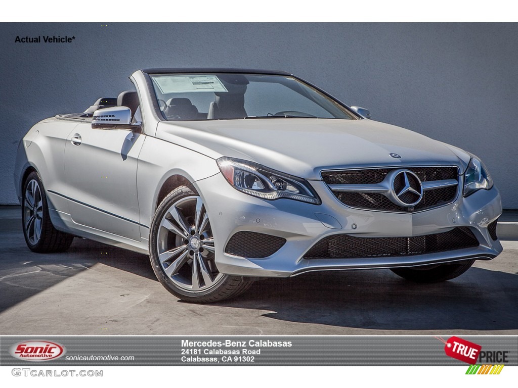 2014 E 350 Cabriolet - Iridium Silver Metallic / Black photo #1