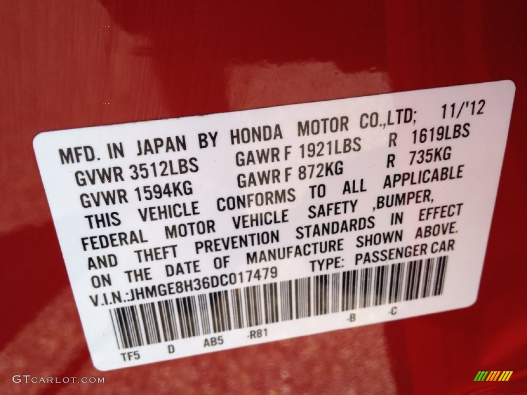 2013 Fit  - Milano Red / Gray photo #17