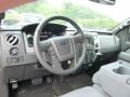 Steel Grey 2014 Ford F150 XLT SuperCab 4x4 Dashboard