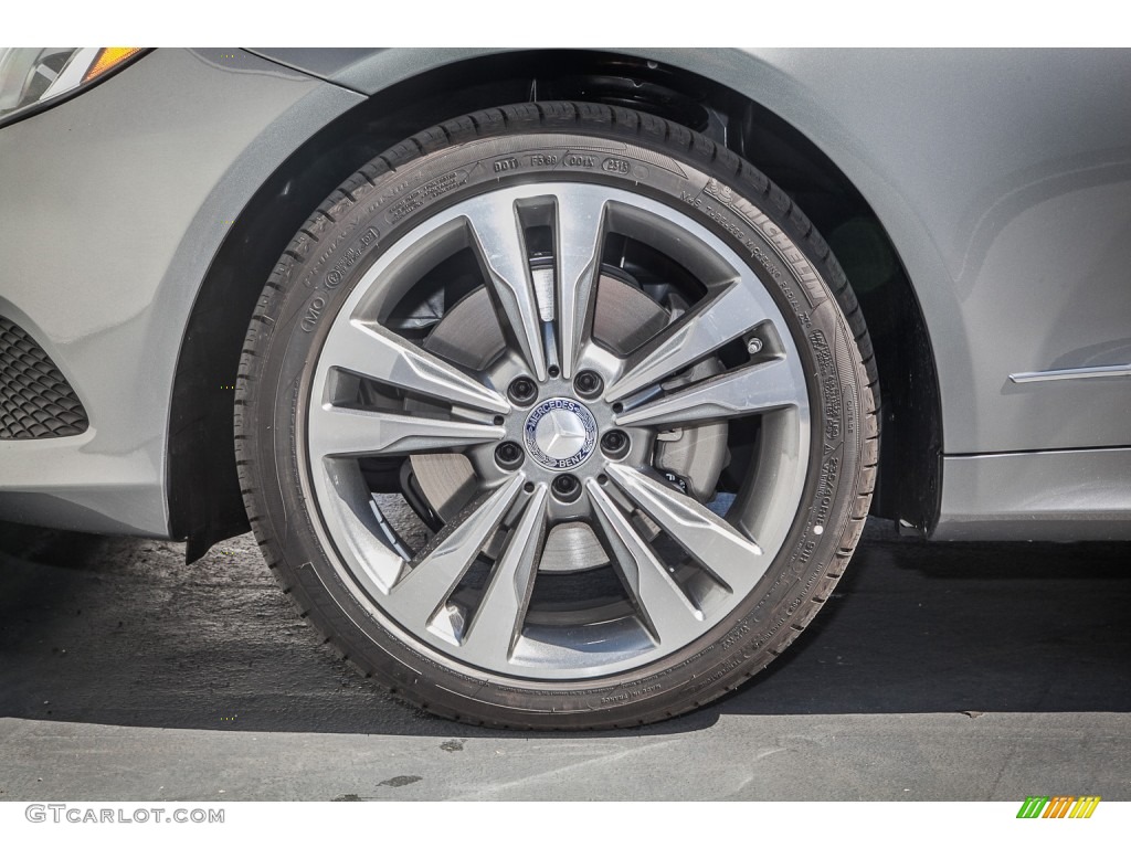 2014 E 350 Coupe - Paladium Silver Metallic / Black photo #10
