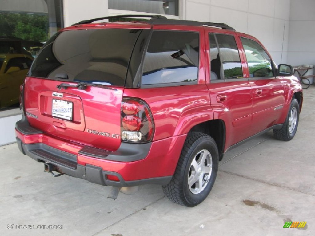 2004 TrailBlazer LT - Majestic Red Metallic / Medium Pewter photo #20