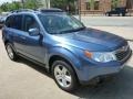 2010 Newport Blue Pearl Subaru Forester 2.5 X Limited  photo #3