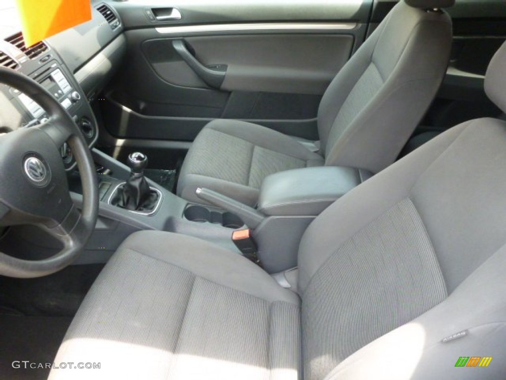 2009 Rabbit 2 Door - Black / Anthracite photo #4
